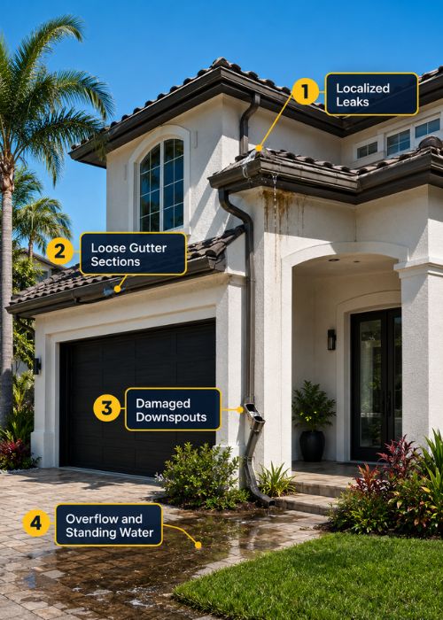 Clearwater gutter repair and system inspection