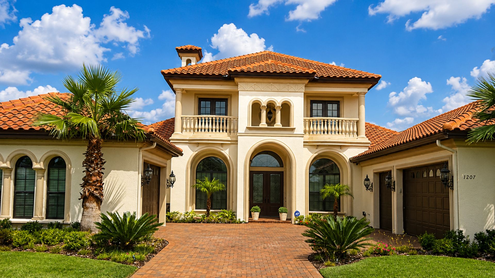 Residential gutter system installed on a Tampa Bay home
