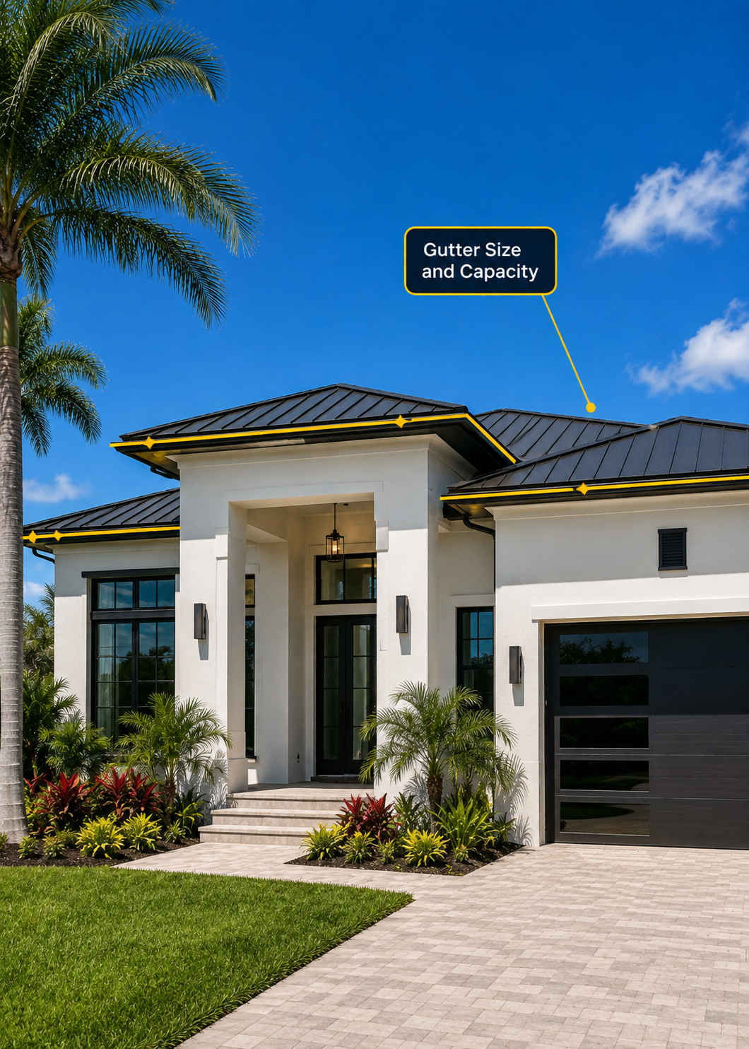 Gutter size and capacity planning for a St. Petersburg property